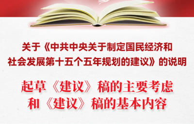 学习进行时丨起草《建议》稿的主要考虑和《建议》稿的基本内容