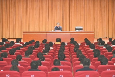 梁言顺在中国科学技术大学作形势政策报告时强调 勇于创新敢于超越力争一流 为中国式现代化建设作出更大贡献