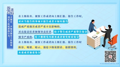 紀法百科丨違反工作紀律的行為：不報告、不如實報告工作情況