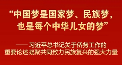 "中国梦是国家梦、民族梦，也是每个中华儿女的梦"——习近平总书记关于侨务工作的重要论述凝聚共同致力民族复兴的强大力量
