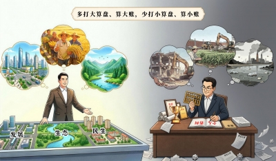 【廉政漫画】多打大算盘 少打小算盘
